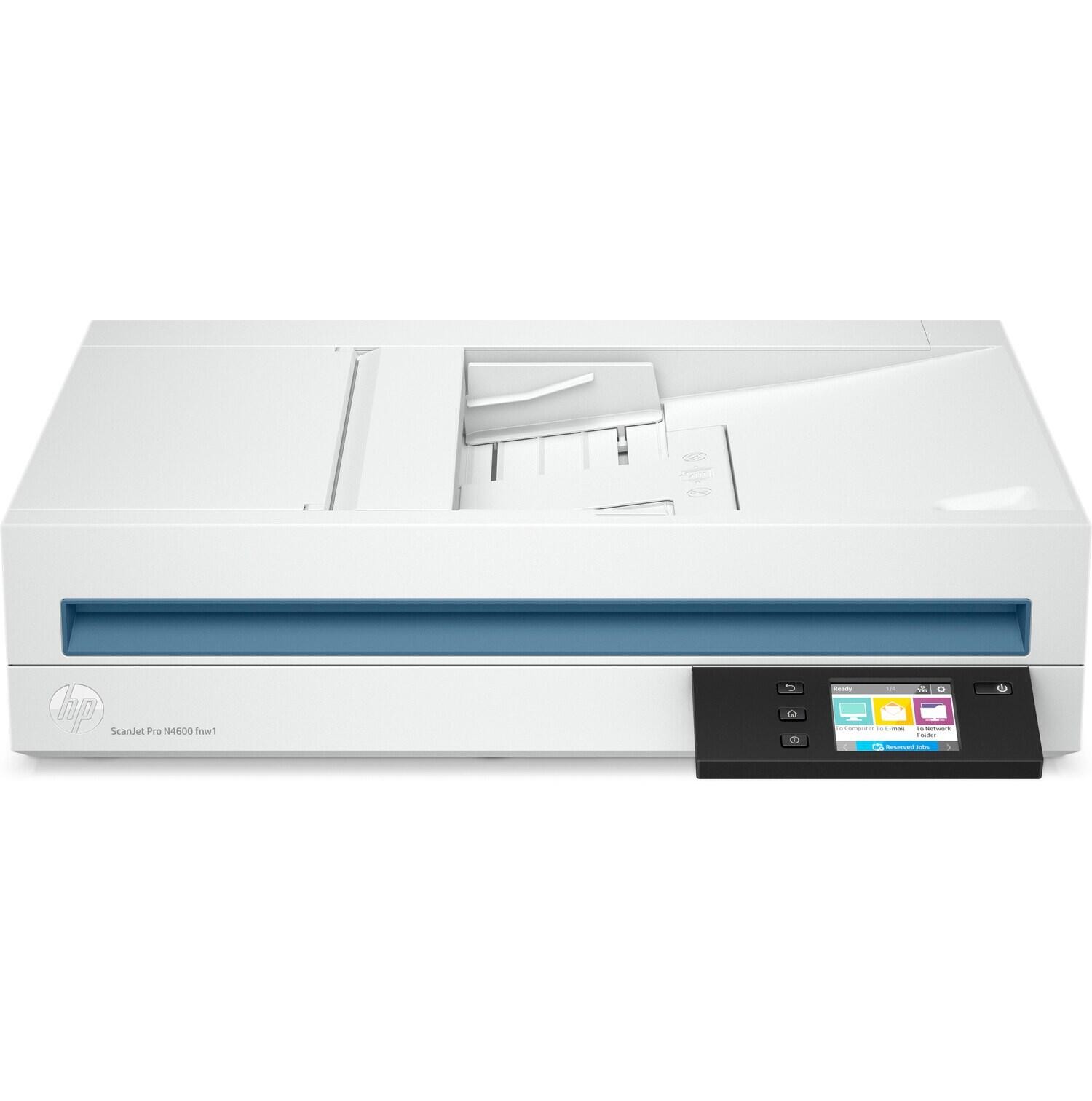 HP ScanJet Pro N4600 fnw1 Flatbed scanner 1200 x 1200 DPI A5 White -