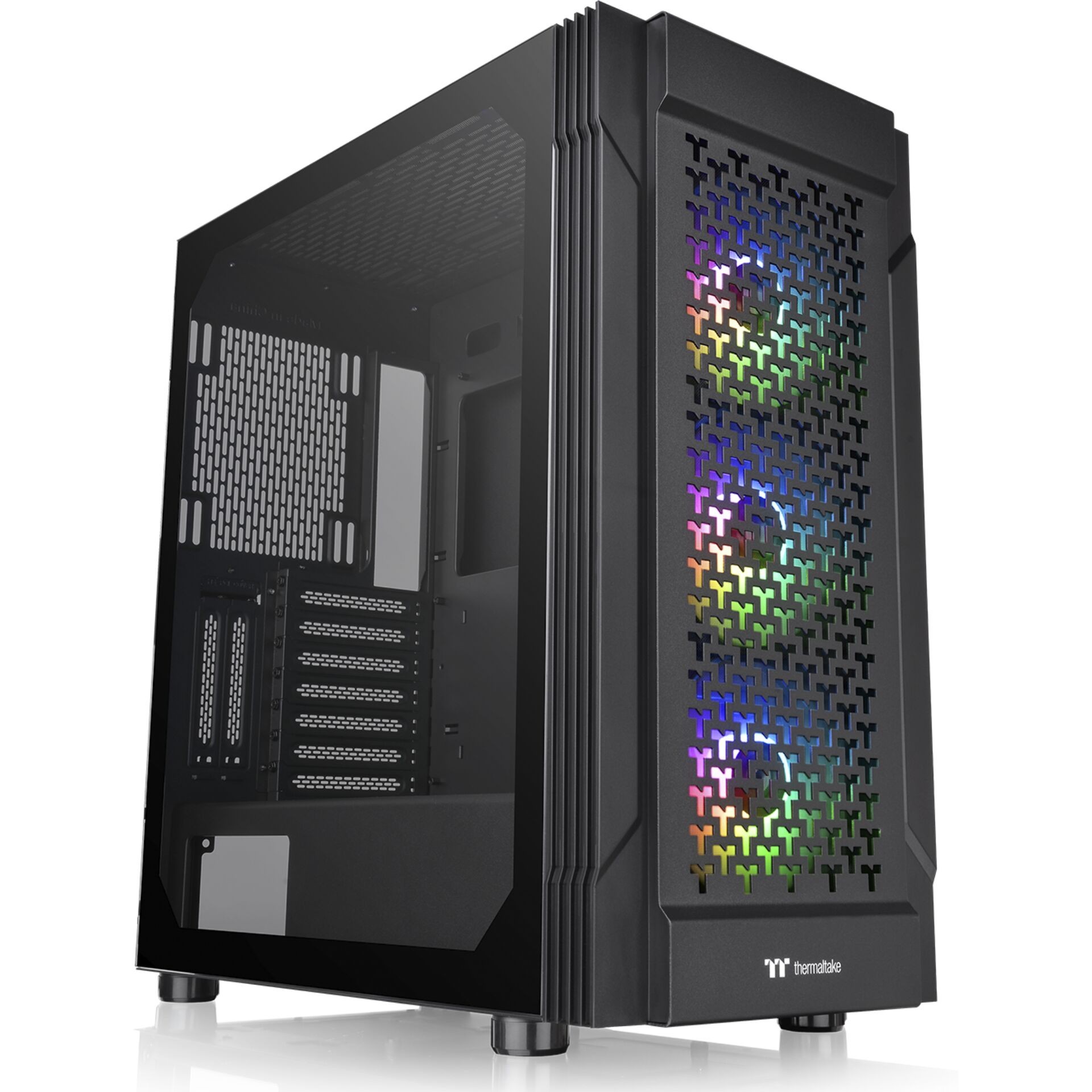 Thermaltake Versa T27 TG ARGB Midi Tower Black - Thermaltake Versa