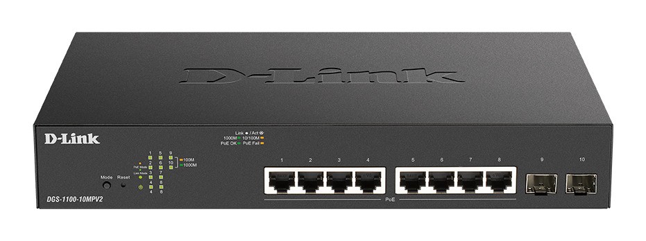 D-Link DGS-1100-10MPV2 Gestito L2 Gigabit Ethernet (10/100/1000)