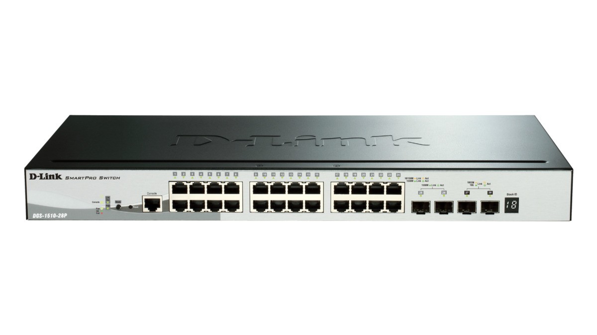 D-Link DGS-1510-28P switch di rete Gestito L3 Gigabit Ethernet (10/