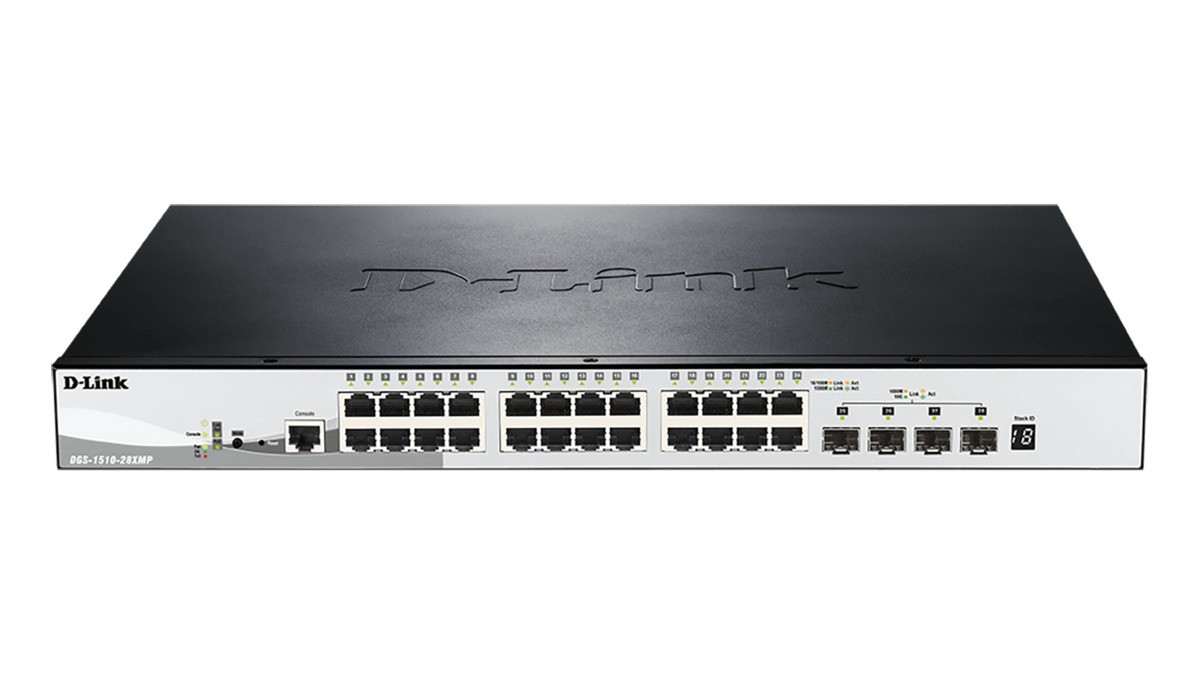 D-Link DGS-1510-28XMP Géré L2/L3 Gigabit Ethernet (10/100/1000)