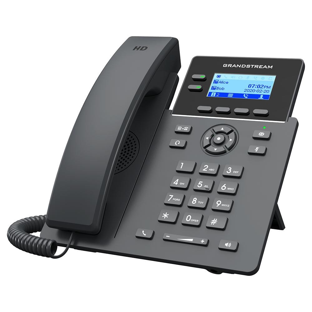 Grandstream Networks GRP2602W téléphone fixe Noir LCD Wifi -