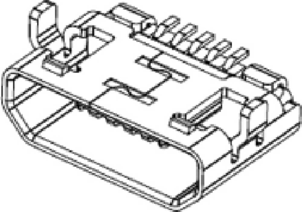 Molex Micro USB femelle Rechtwinklig 1051640001-1300 Inhalt: 1300St.