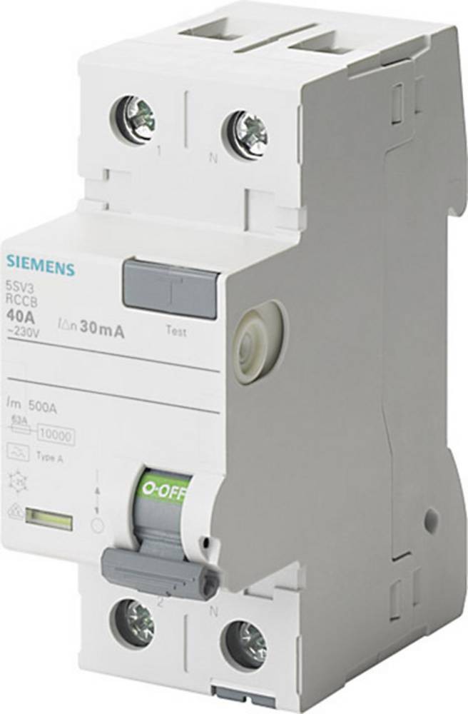 Siemens 5SV33116 FI-Schutzschalter A 2polig 16A 0.03A 230V