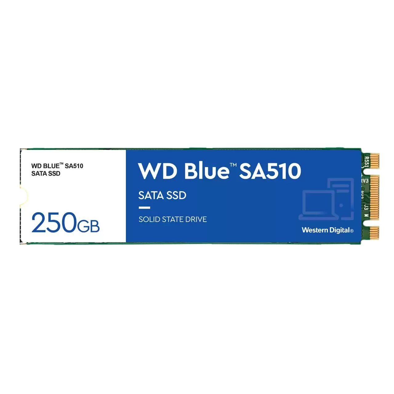 Western Digital M.2 WD Blue SA510 SSD 250GB M.2 2280 SATA III 6Gb/s