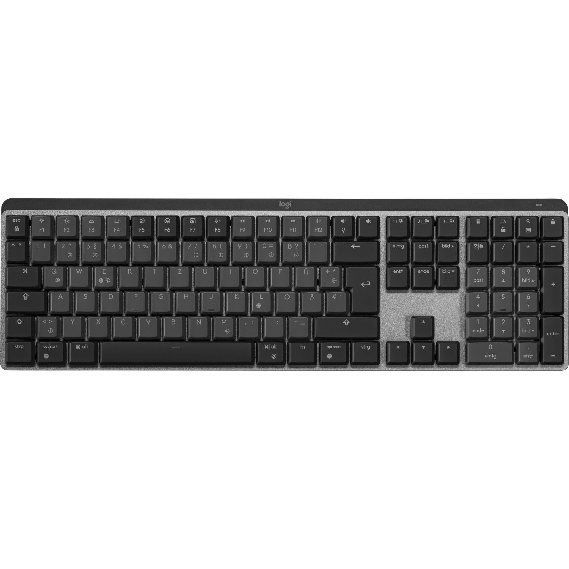 Logitech MX Mechanical (Linear) Bluetooth , Funk Tastatur Deutsch,