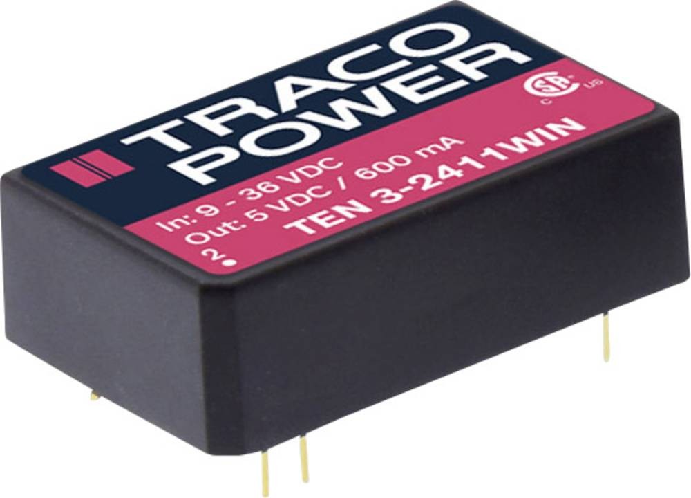 TracoPower TEN 3-2422WIN DC/DC-Wandler, Print 24 V/DC 12 V/DC, -12 V/
