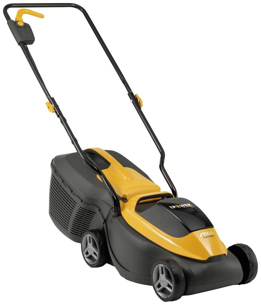 Stiga Collector 132e Push lawn mower Battery Black, Yellow - Stiga