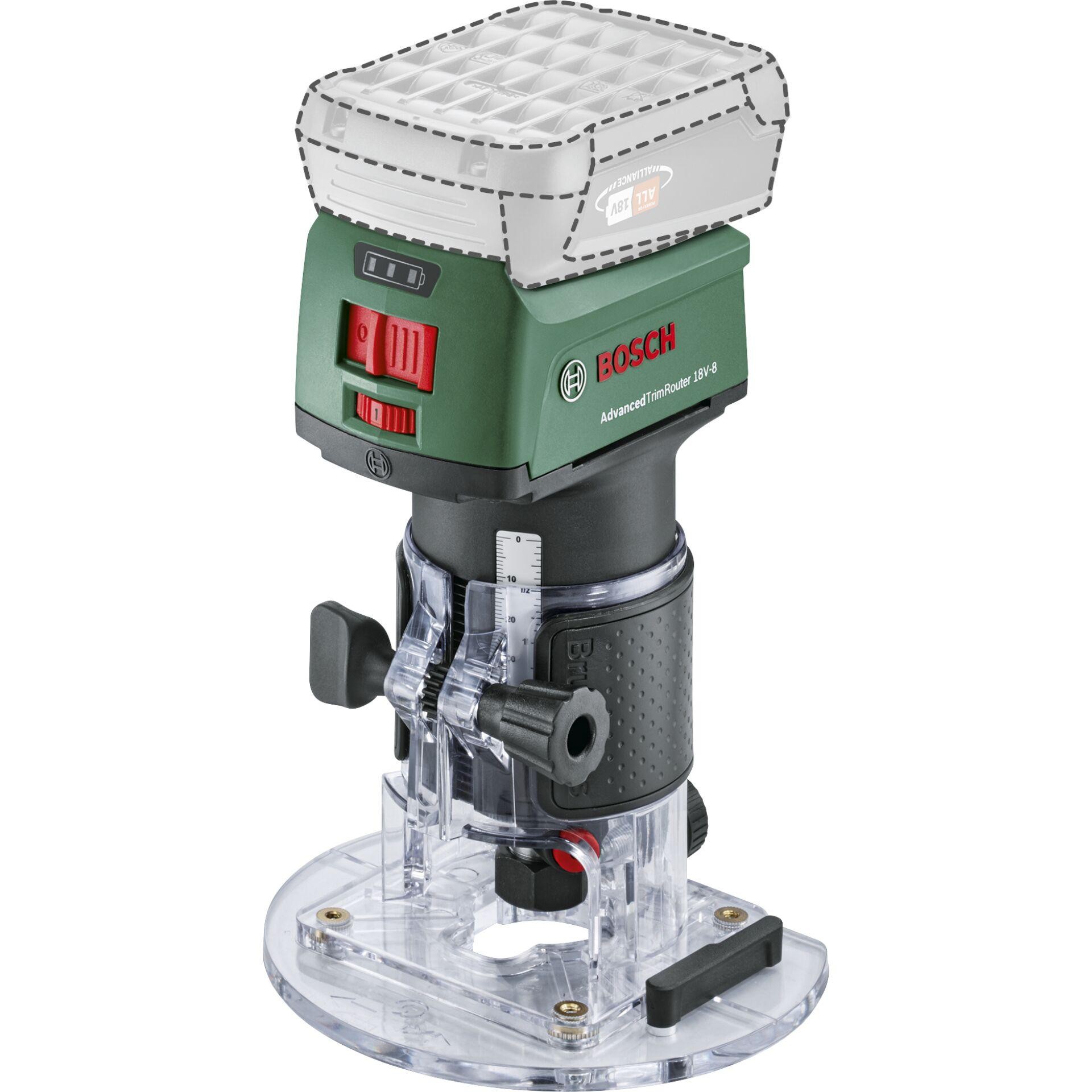 Bosch Home and Garden Oberfräse AdvancedTrimRouter 18V-8 bürstenlos,