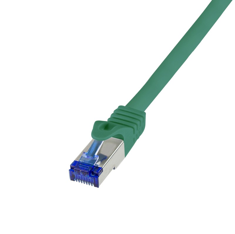 LogiLink C6A115S RJ45 CAT 6a S/FTP 20.00m Grün 1St.