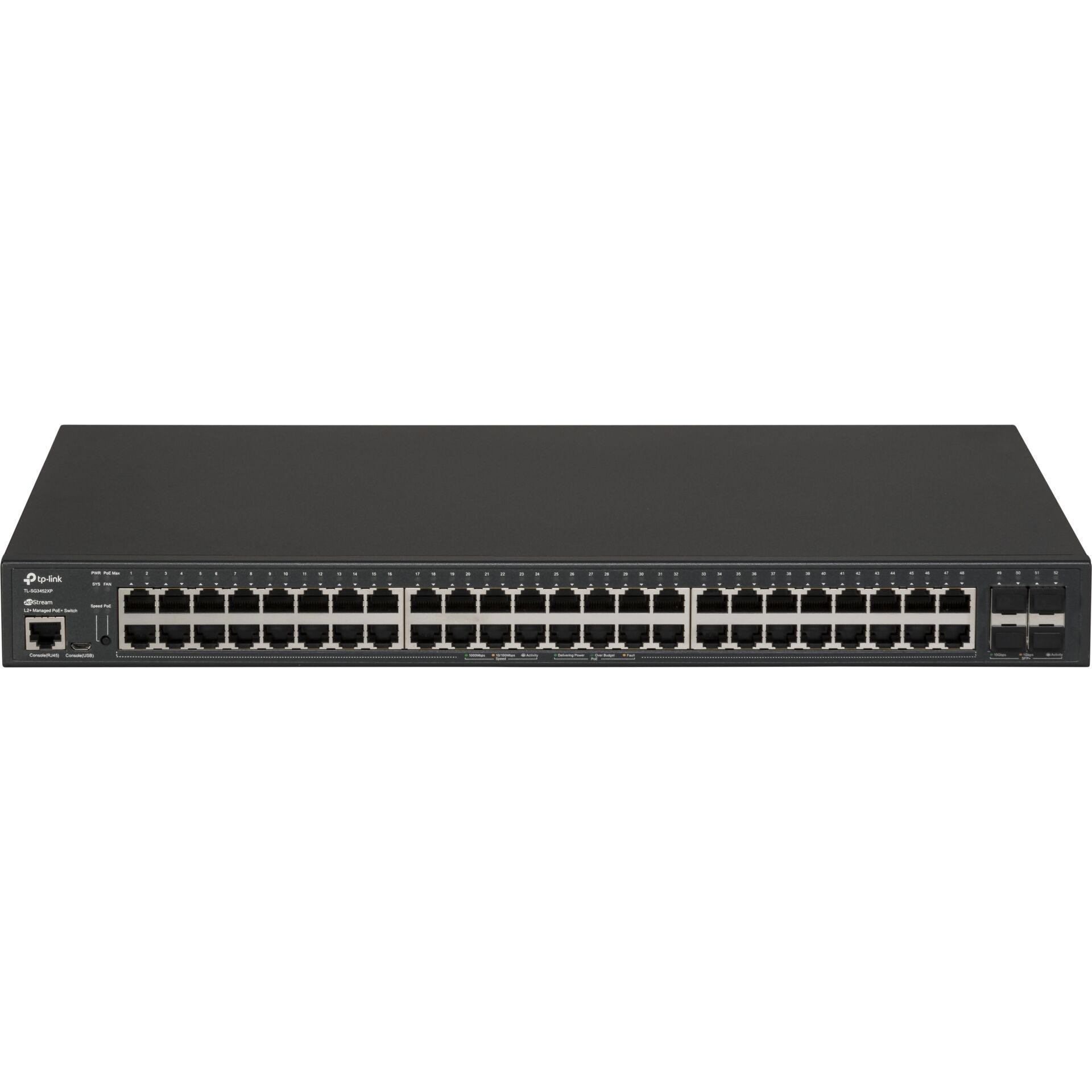 TP-Link Omada 48-Port Gigabit and 4-Port 10GE SFP+ L2+ Managed Switch