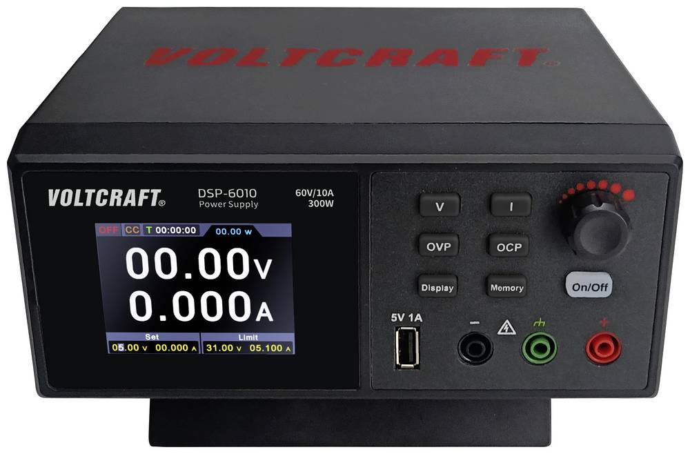 VOLTCRAFT DSP-6010 Labornetzgerät, einstellbar 0 - 60V 0 - 10A 300W