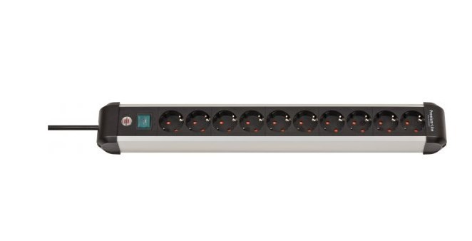 Brennenstuhl 1391030000 power strip with Schalter silver, black