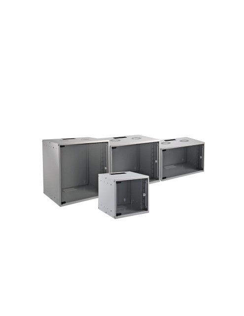 EFB-Elektronik 19" 12HE Wandgehäuse Basic, FLAT-Pack, Tiefe 450mm,