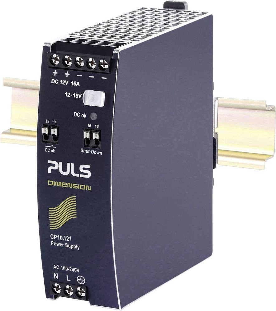 PULS CP10.121 Hutschienen-home charger (DIN-Rail) 12 V/DC 16A 192W