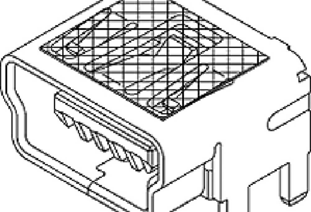 Molex USB On the GO Buchse Top-Mount 513870578-1000 Inhalt: 1000St.