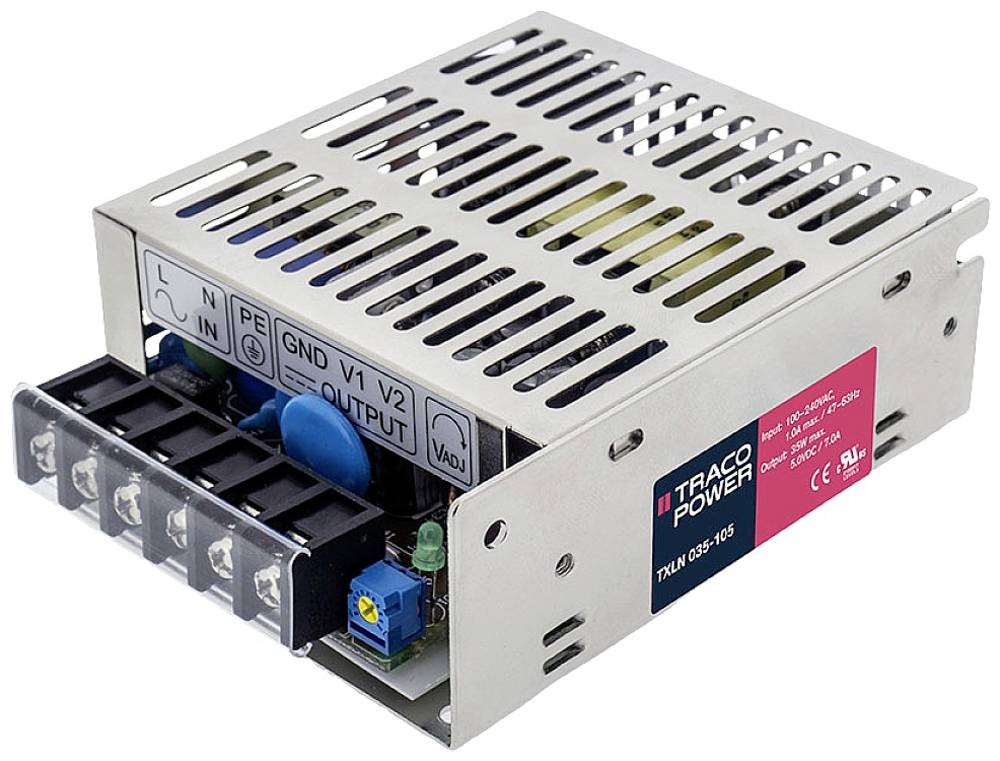 TracoPower TXLN 035-105 AC/DC-Netzteilbaustein, geschlossen 5 V/DC 7A