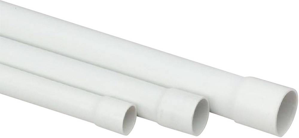 Heidemann 13007 Stangenrohr EN20 2m grigio chiaro (RAL 7035)