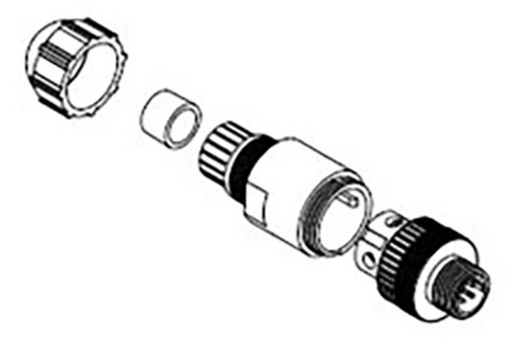 Molex Circular Connector, 5 Contacts, Cable Mount, M12 Connector,