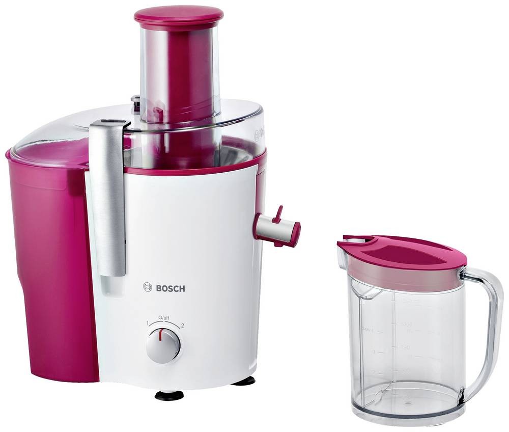 Bosch MES25C0 Centrifugeuse 700 W Cerise (fruit), Transparent, Blanc -