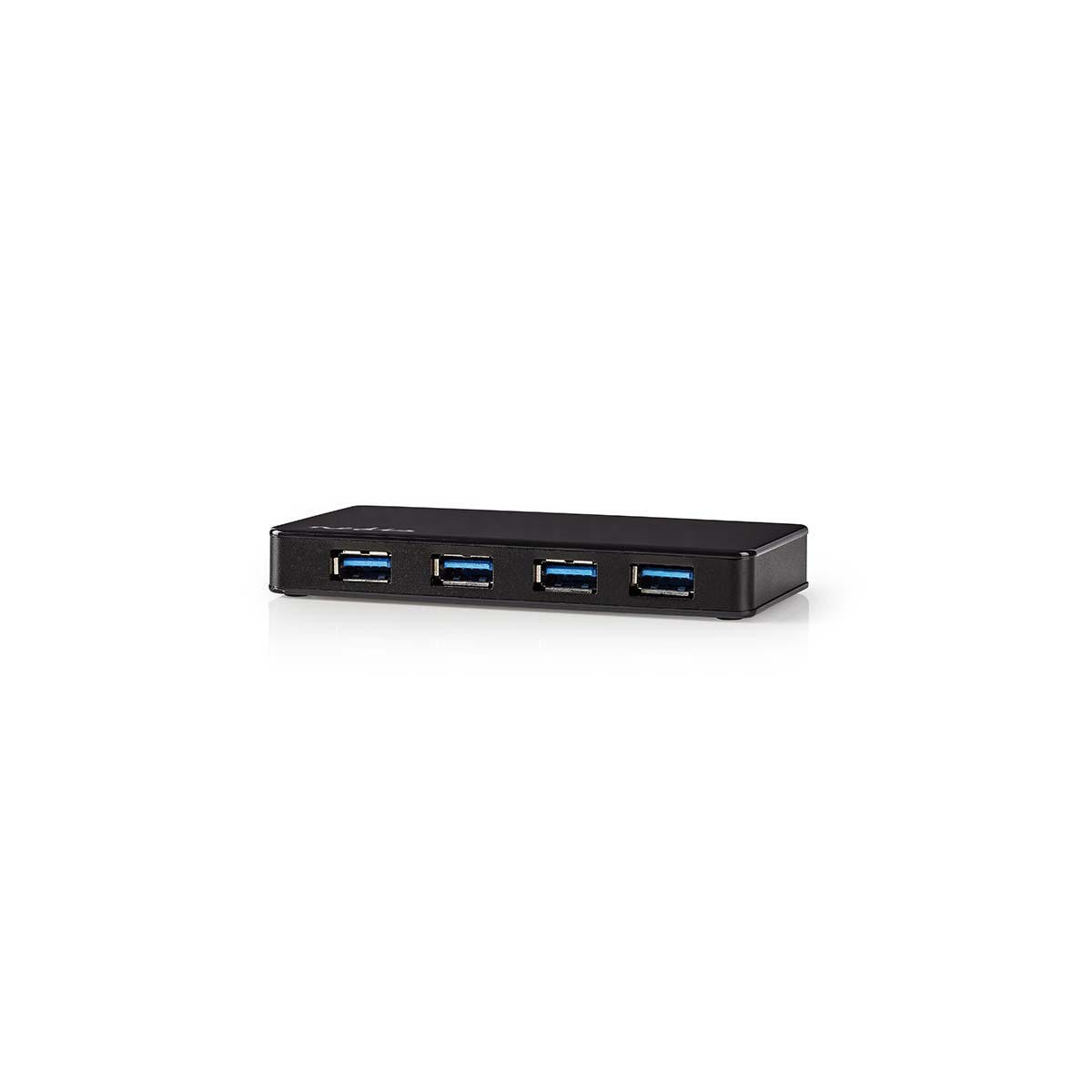 Nedis UHUBU3420BK interface hub USB 3.2 Gen 1 (3.1 Gen 1) Micro-B