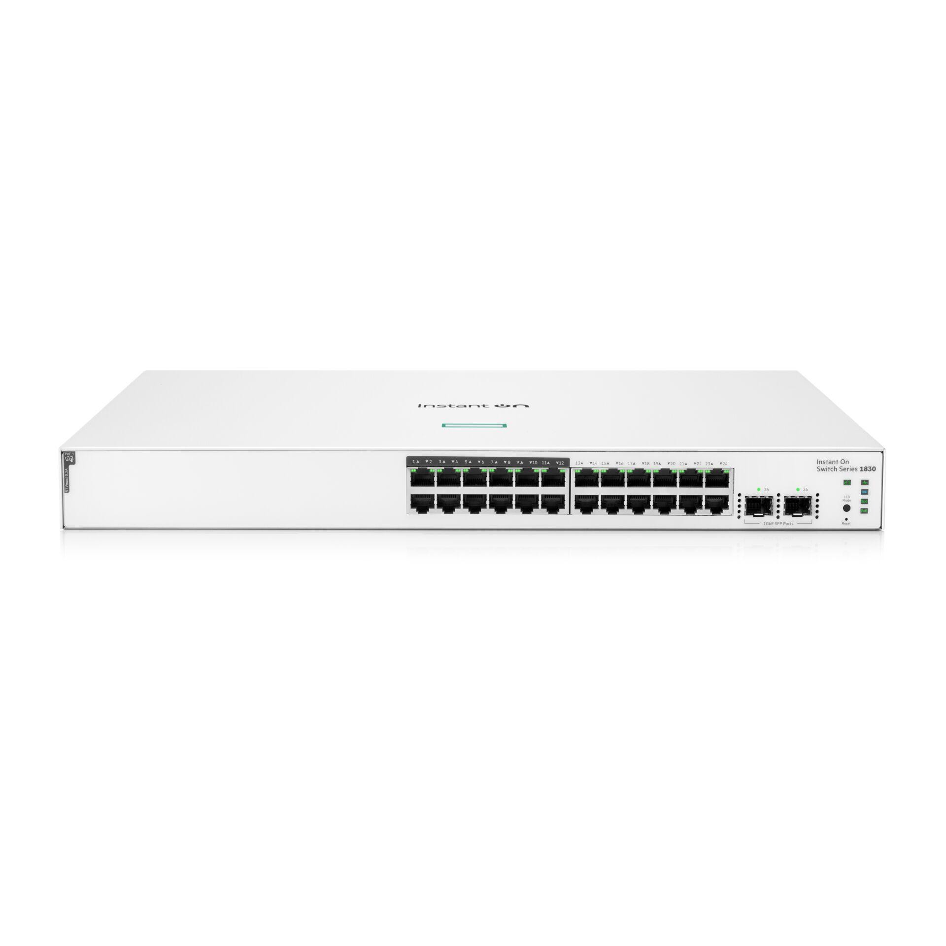 HPE Aruba Networking Networking Instant On Switch 24p Gigabit CL4 PoE