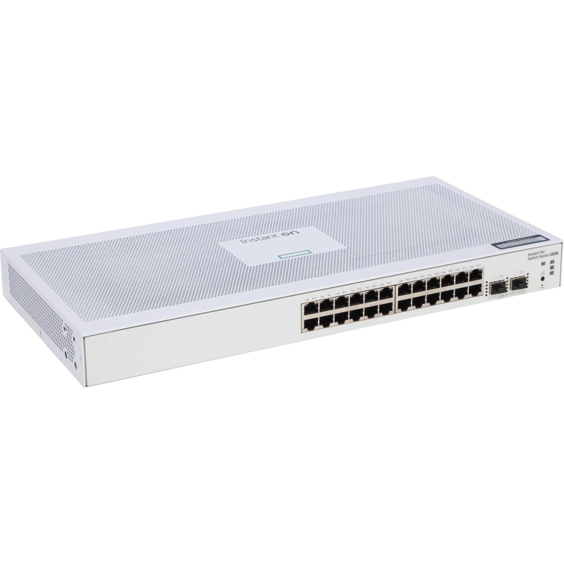 HPE Aruba Networking Aruba Instant On 1830 24G 2SFP Managed L2