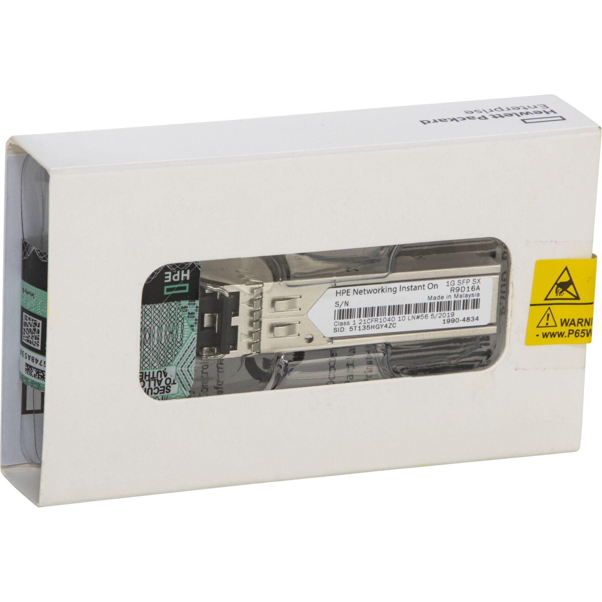 HPE Aruba Networking Networking Instant On 1G SFP LC SX 500m OM2 MMF
