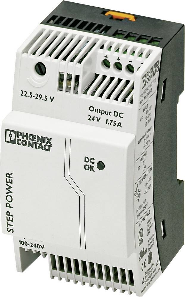 Phoenix Contact STEP-PS/ 1AC/24DC/1.75 power supply unit Grey -