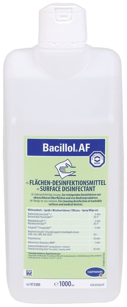 Bacillol AF Nachfüllflasche 1000ml 1012200 Desinfektionsmittel 1000ml