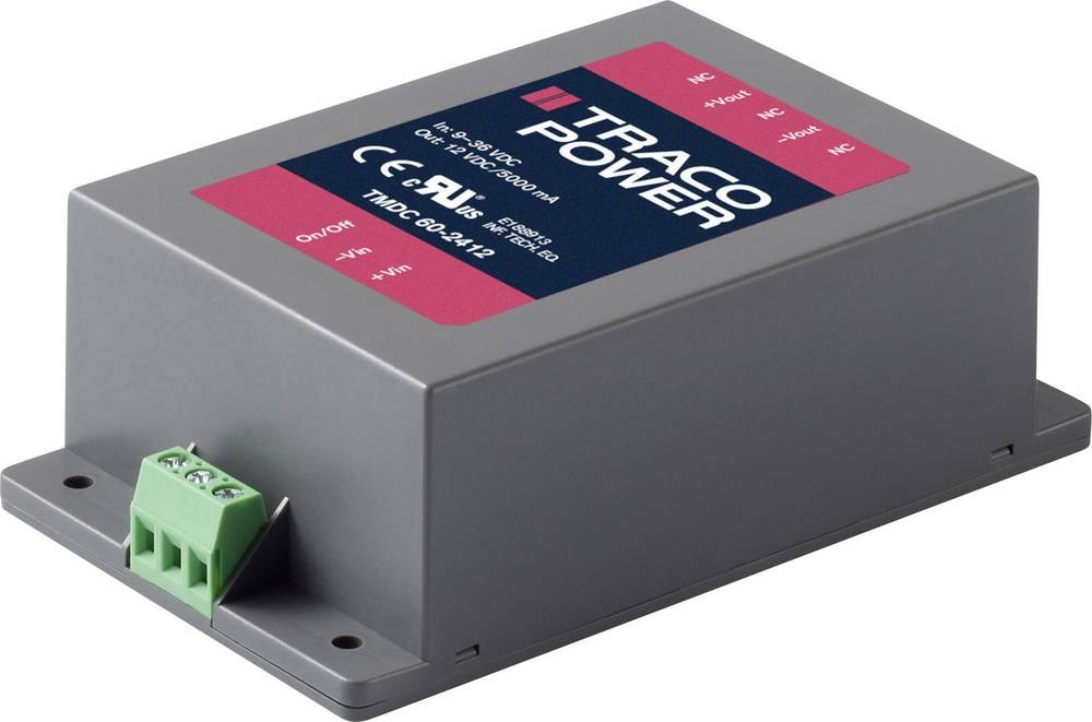 TracoPower TMDC 60-2418 DC/DC-Wandlermodul 24 V/DC 48 V/DC 1.25A 60W