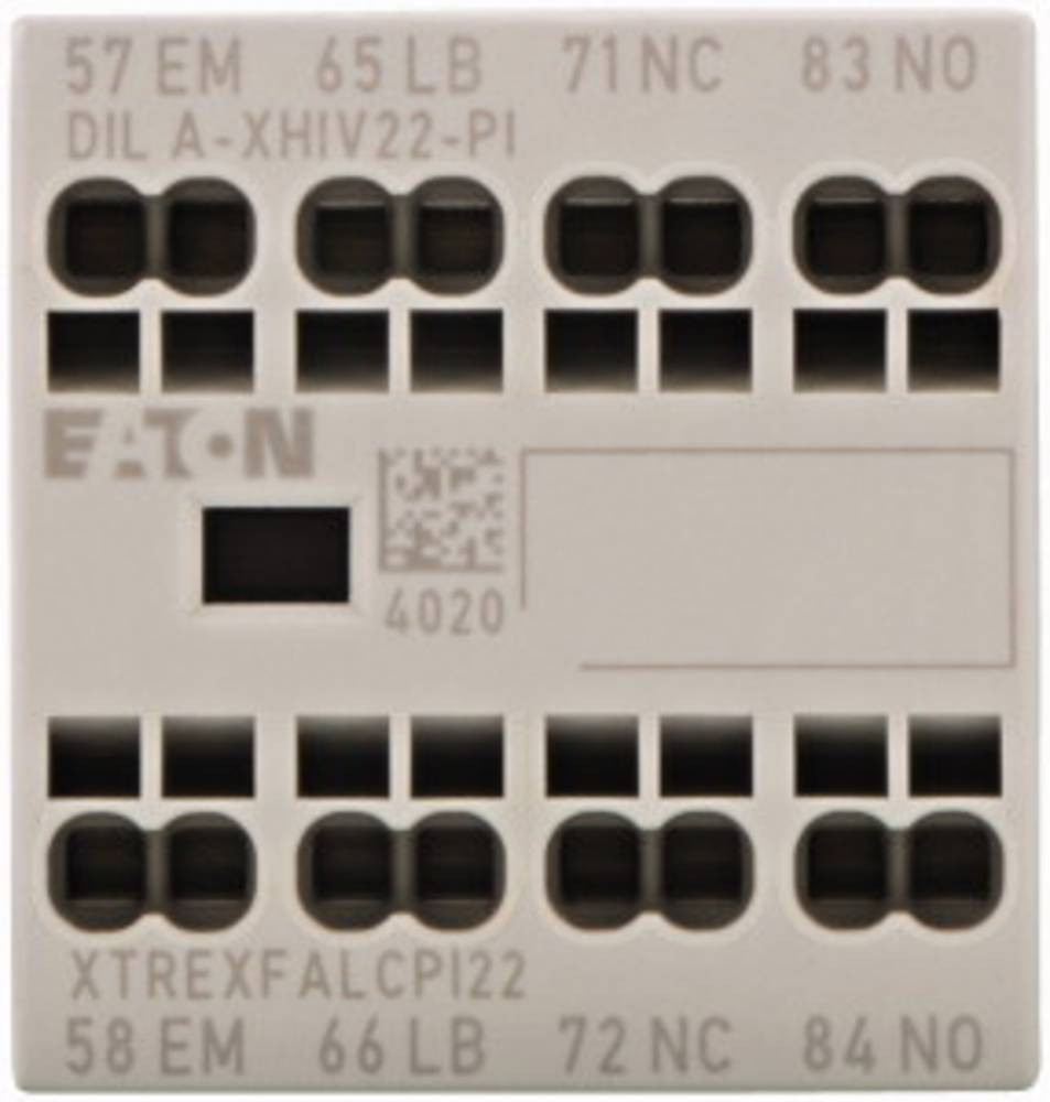 Eaton DILA-XHIV22-PI Hilfsschalterblock 2 Schließer, 2 Öffner 4A 1