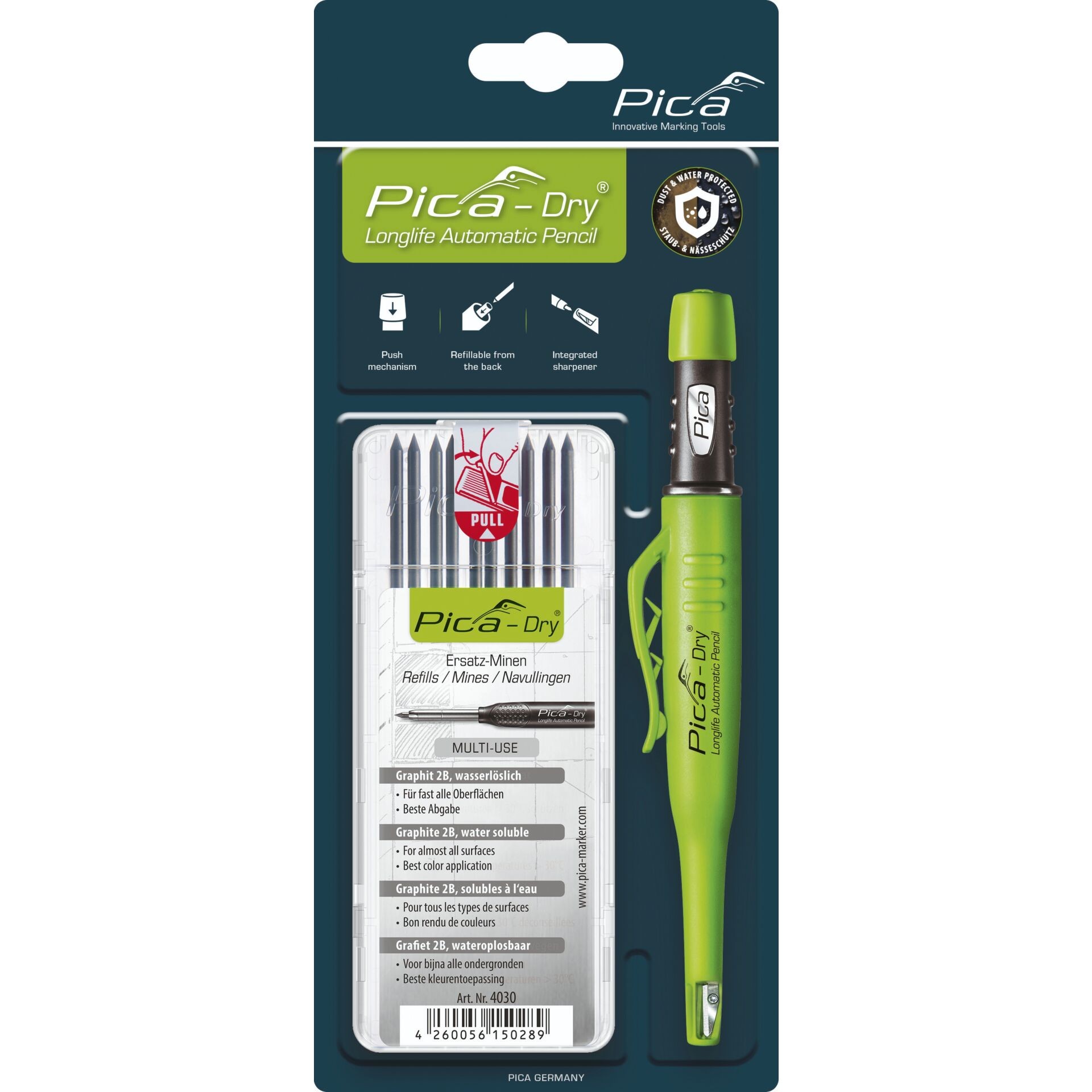 Pica-Marker Pica DRY Bundle mit 1x Marker + 1x Minen-Set Nr. 4030