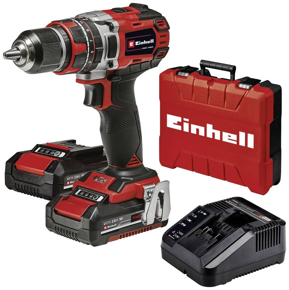 Einhell Professional TP-CD 18/50 Li-i BL (2x2,0Ah) 2-Gang-Akku-