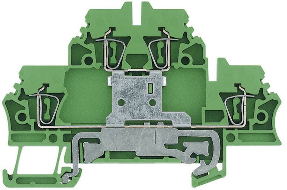 Weidmüller 1690000000-1 Mehrstockklemme Zugfeder green-Gelb