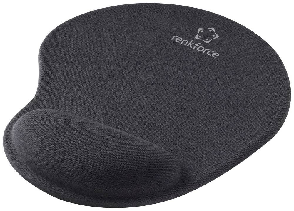 Renkforce RF-5044650 mouse pad Black - Renkforce RF-5044650, Black,