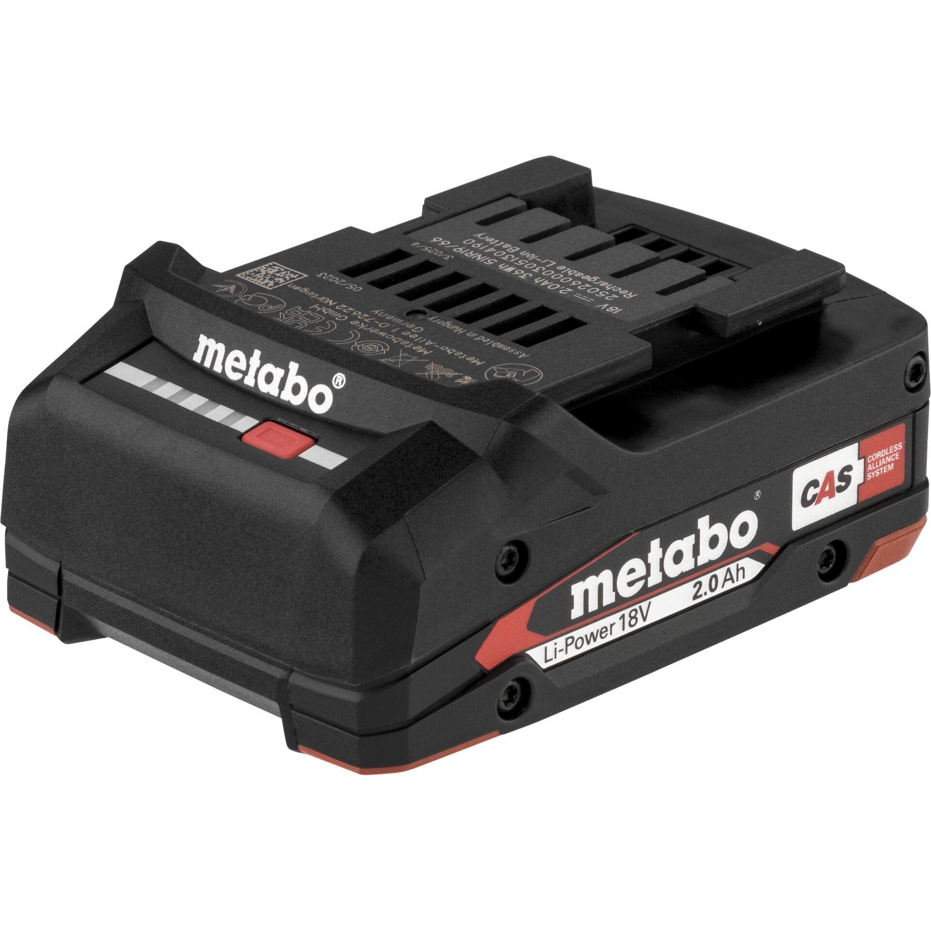 Metabo 625026000 Werkzeug-rechargeable battery 18 V 2.0 Ah Li-Ion