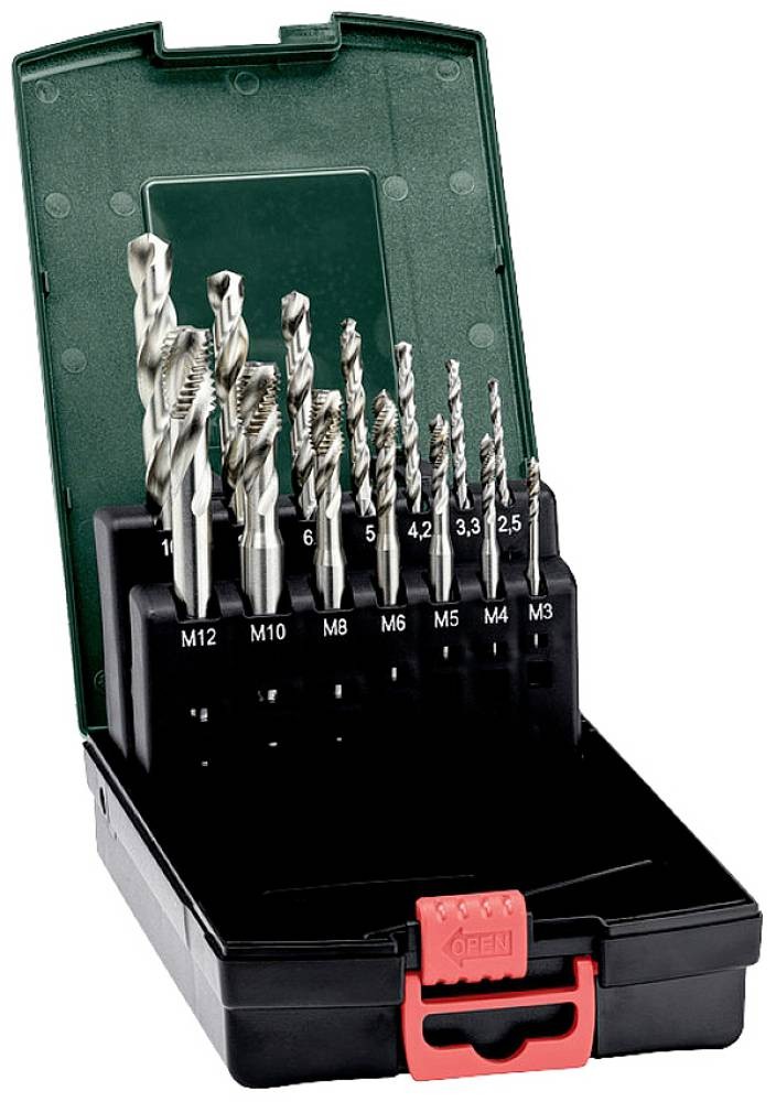 Metabo 627114000 Maschinengewindebohrer-Set M1, M4, M5, M6, M8, M10,