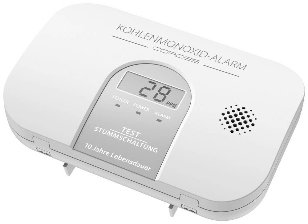 Cordes Haussicherheit CC-4100 Kohlenmonoxid-Melder batteriebetrieben