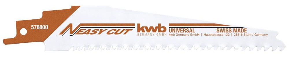 Kwb 578800 saw blade with Easy-Cut Schaft, verwendbar for alle Bau-