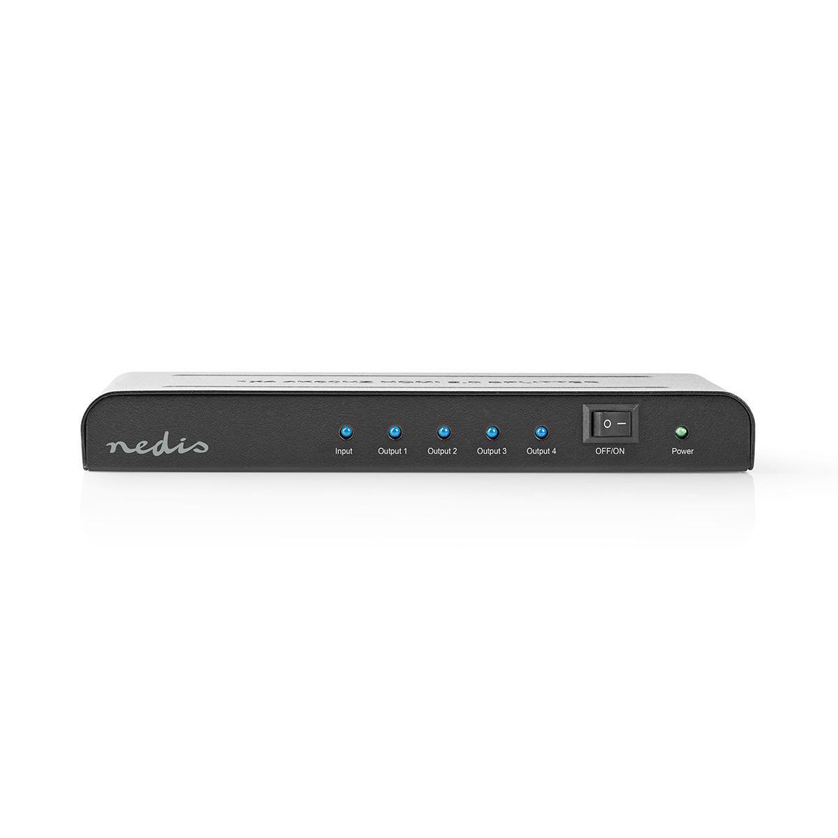 Nedis VSPL3474AT ripartitore video HDMI 4x HDMI - Nedis VSPL3474AT,