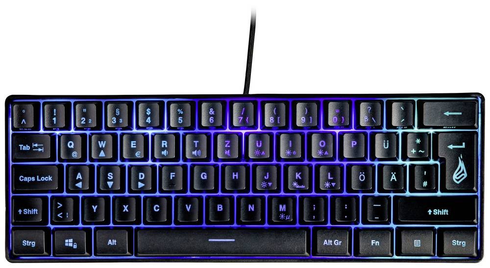 Surefire Gaming KingPin X1 Kabelgebunden, USB Gaming-Tastatur Deutsch,