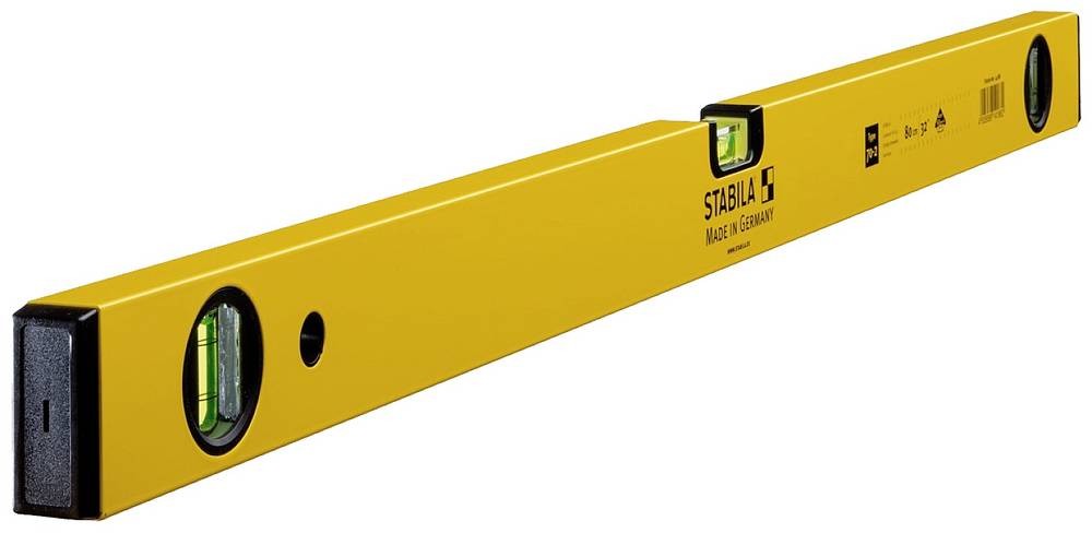 Stabila Type 70-2, 80cm 14188 Leichtmetall-Wasserwaage 80cm 0.5 mm/m