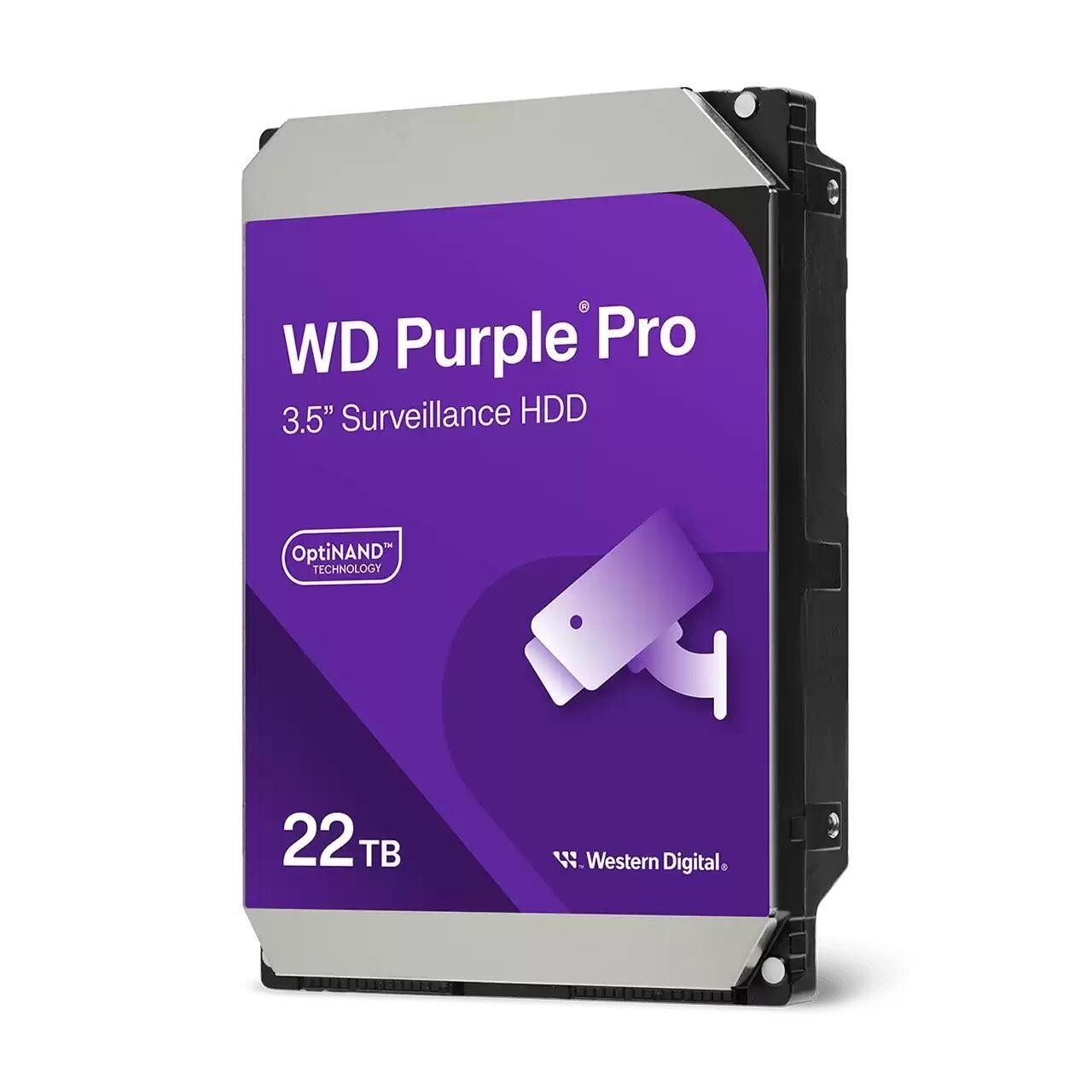 Western Digital Purple Pro internal hard drive 22 TB 7200 RPM 512 MB
