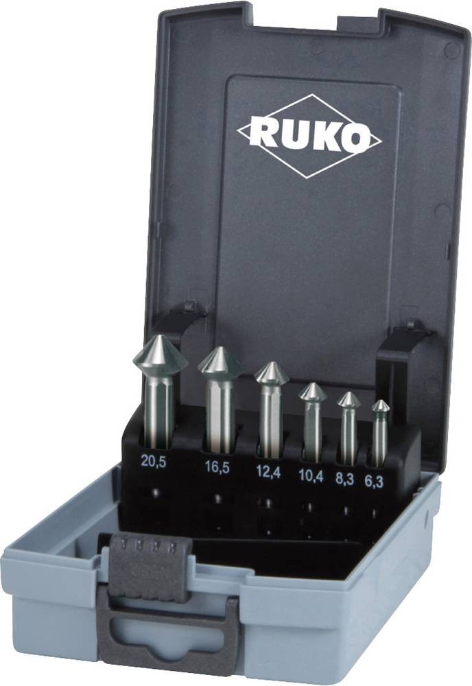 RUKO ULTIMATECUT 102790RO Kegelsenker-Set 6.3 mm, 8.3 mm, 10.4 mm, 12.