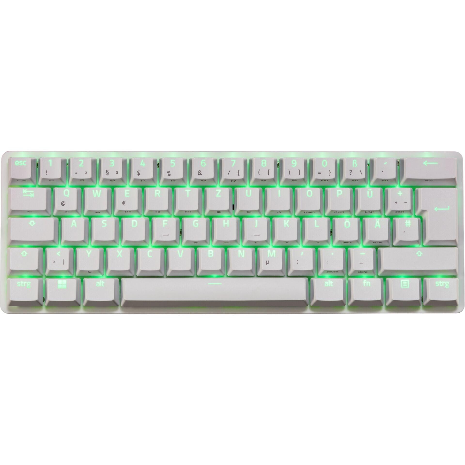 Razer Huntsman Mini tastiera USB QWERTZ Inglese Bianco - Razer