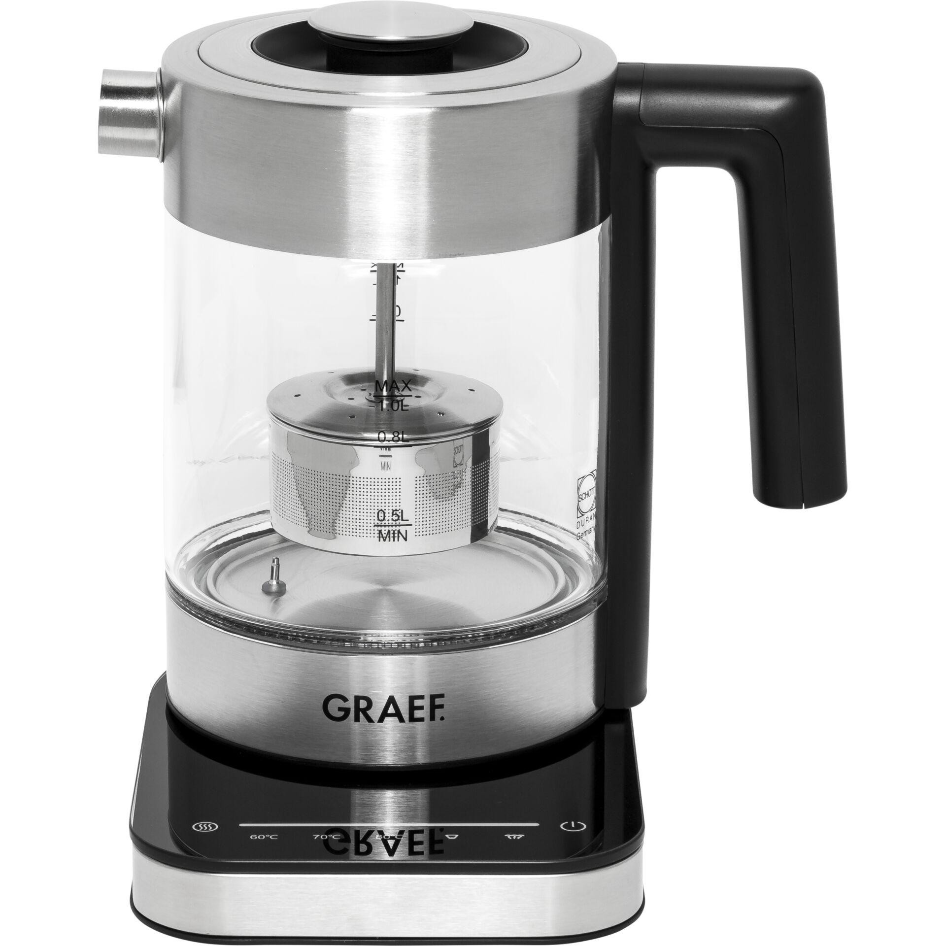 Graef WK350 Wasserkocher Edelstahl Fassungsvermögen: 1l