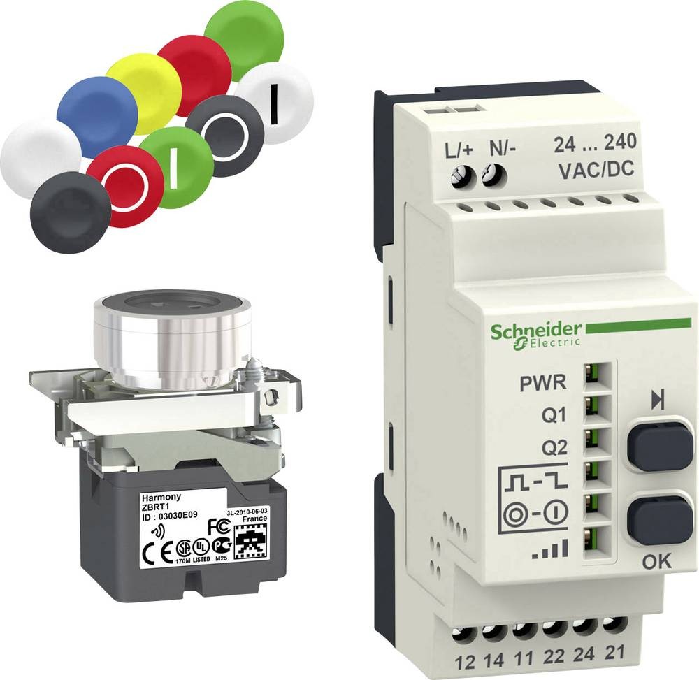 Schneider Electric XB4RFA02 XB4RFA02 Drucktaster 240 V/AC 1.5A