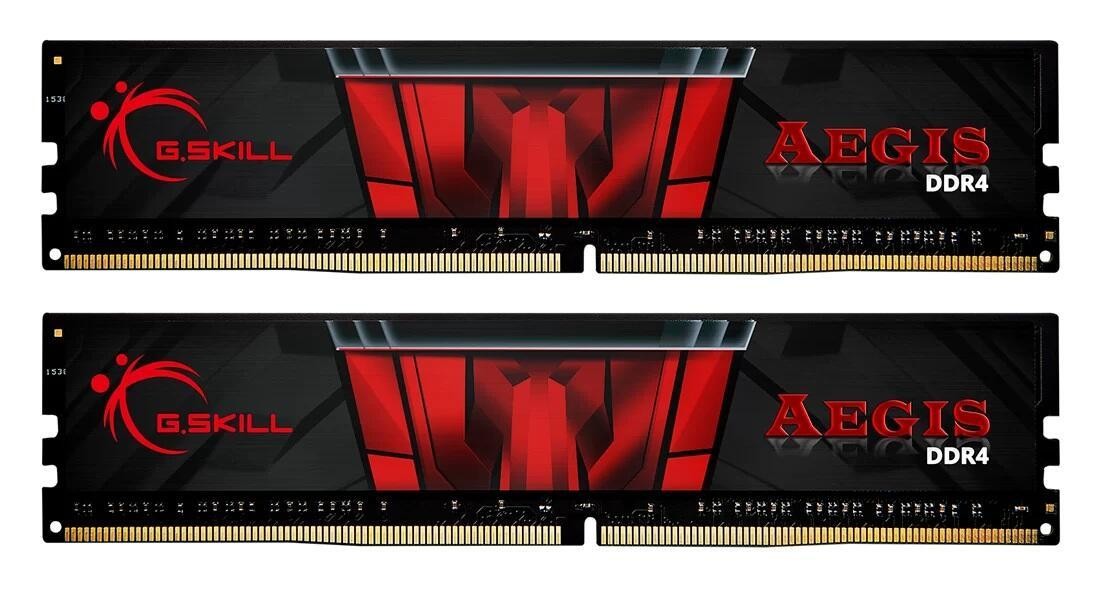 G.Skill Aegis 16GB (2x 8GB) Kit DDR4 2666 MHz schwarz
