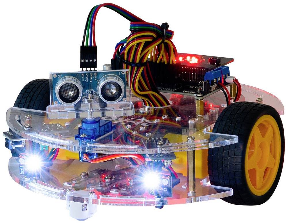 Joy-it Roboter Micro:Bit \ JoyCar\ Fertiggerät MB-Joy-Car-set4